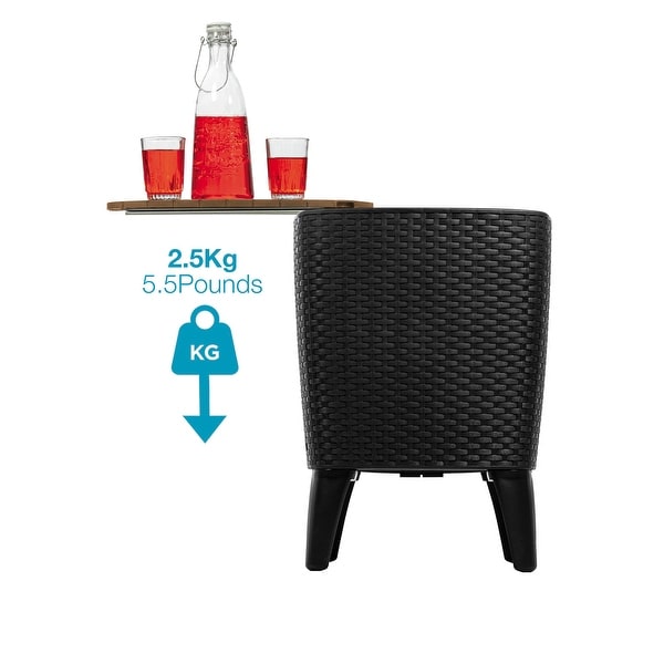 INVAL Cooler Table and Chair Set by MQ