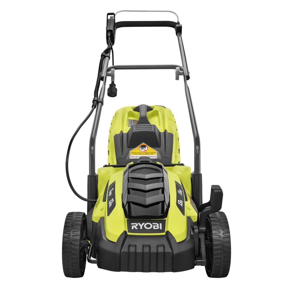 RYOBI 13 in. 11 Amp Corded Electric Walk Behind Push Mower RYAC130-S