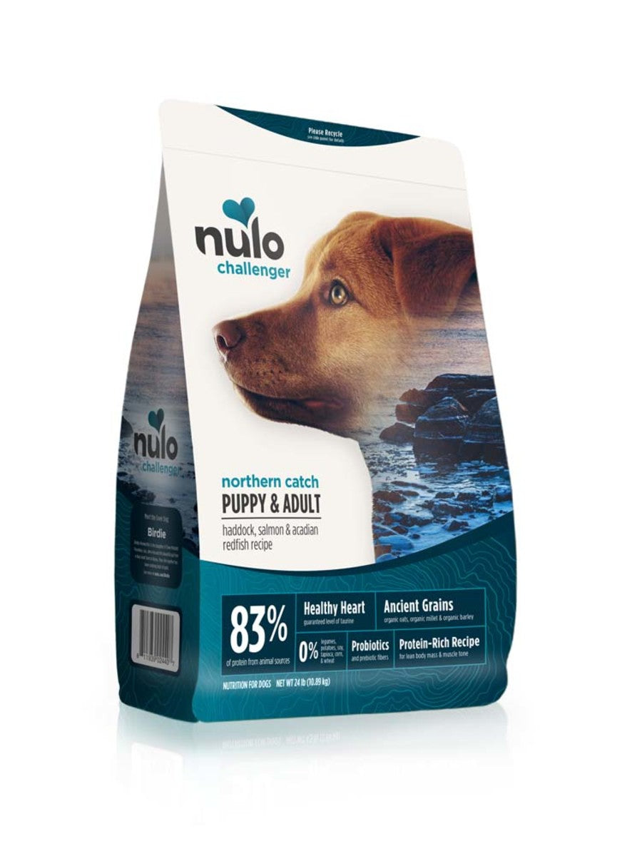 Nulo Challenger High-Meat Adult  Puppy Dry Dog Food Northern Catch Ha