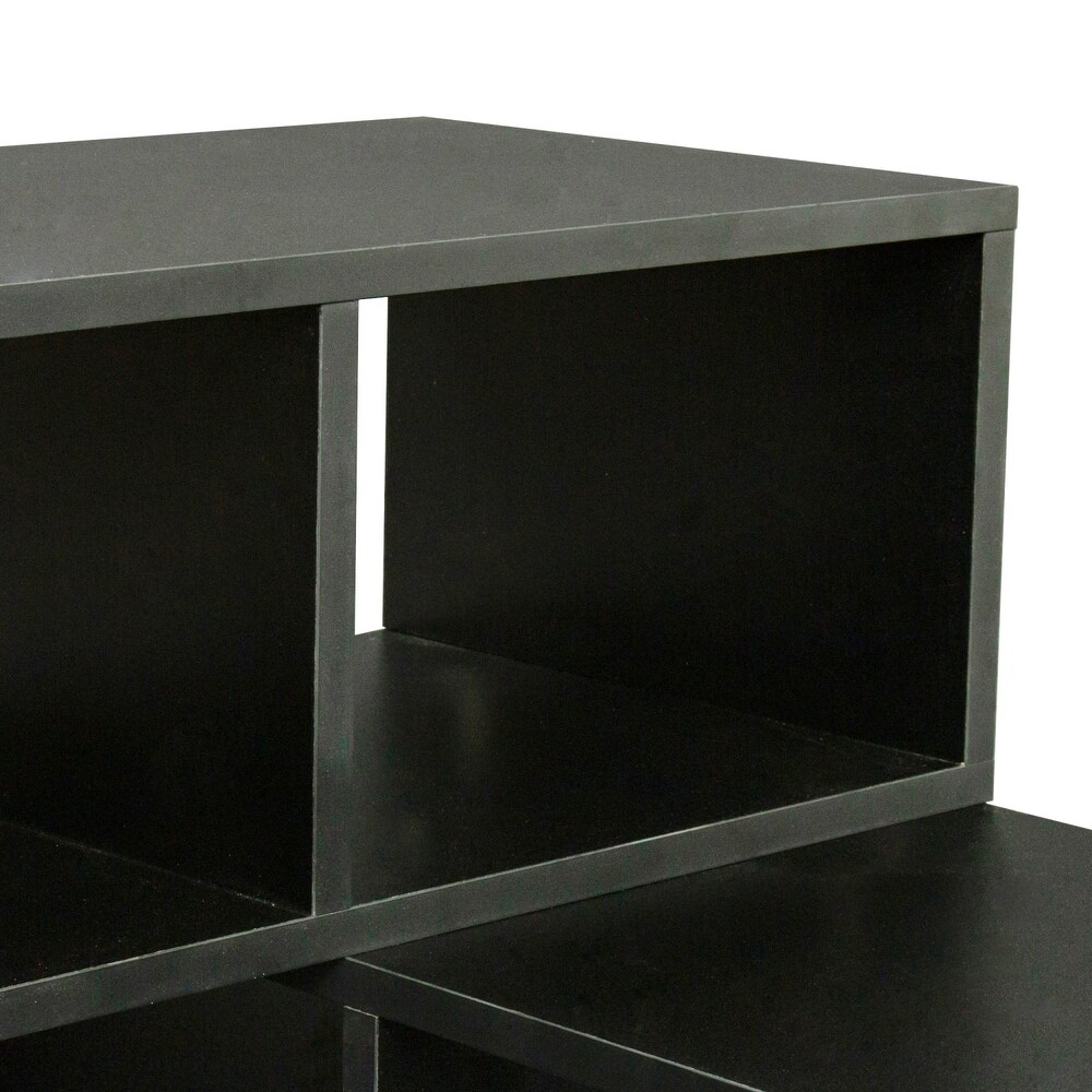 Double L Shaped TV Stand，Display Shelf