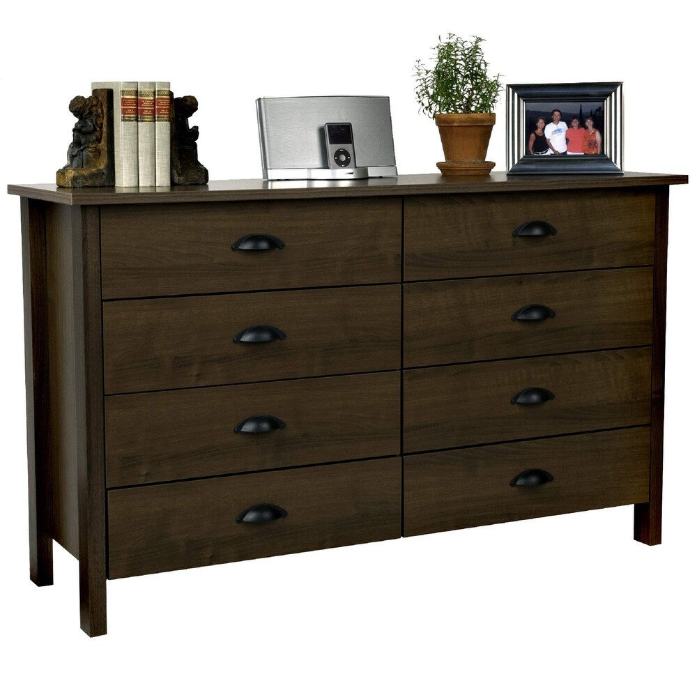 8 Drawer Nouvelle Dresser Walnut