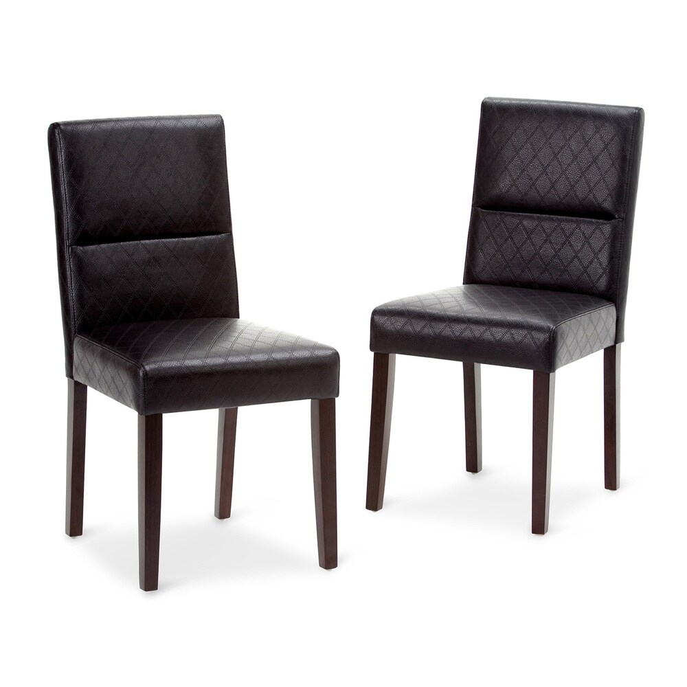 WYNDENHALL Seymour Contemporary Parson Dining Chair (Set of 2)   18.1\