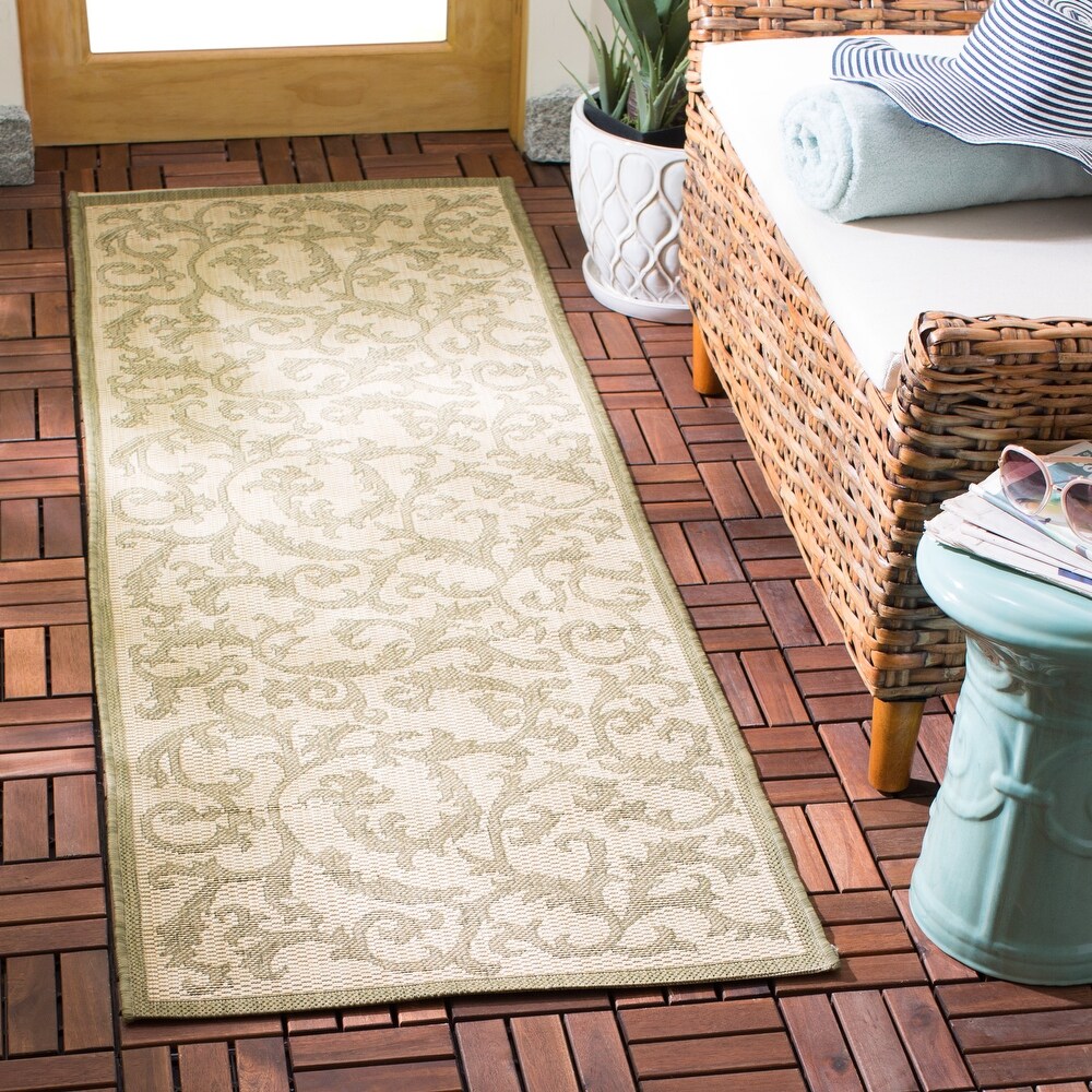 SAFAVIEH Courtyard Darline Indoor/ Outdoor Waterproof Patio Backyard Rug
