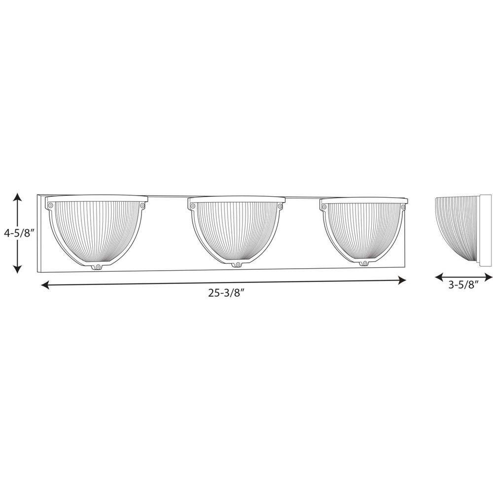 Progress Lighting Ponder Collection 9-Watt Antique Bronze Integrated LED Bath Light P300092-020-30