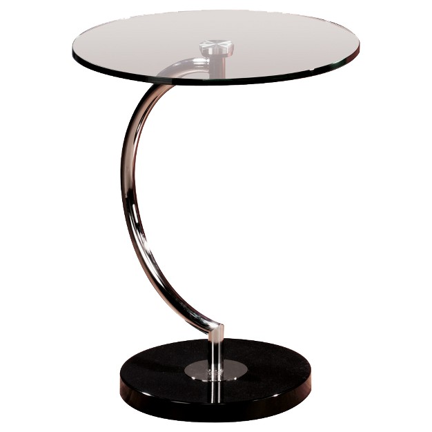 C Table Black chrome Lumisource