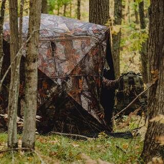 Barronett Blinds Grounder 250 2-Person Hub Blind Woodland Camo GR251BT