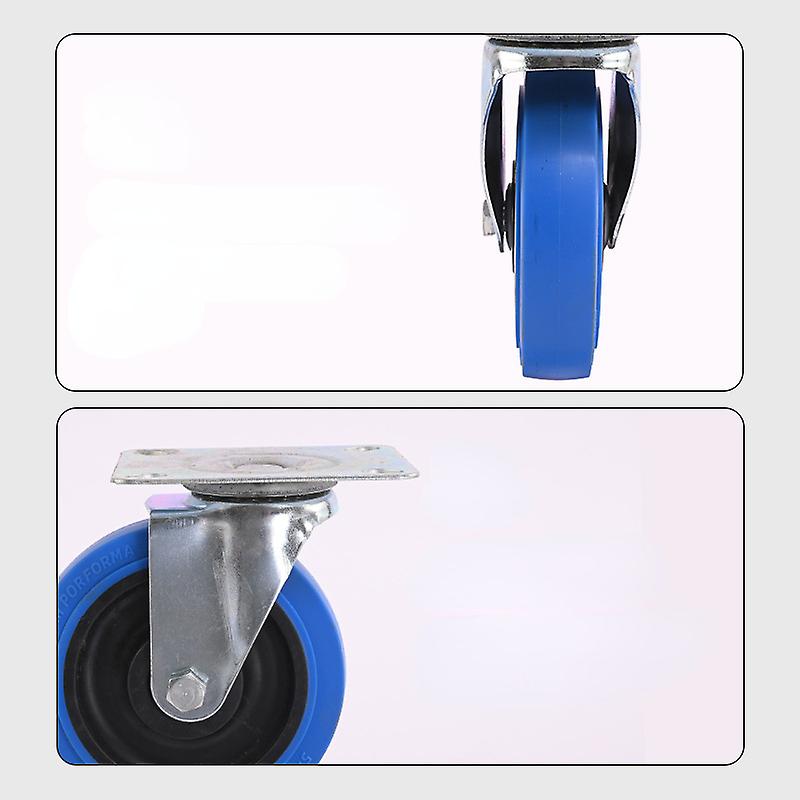 4/5 Inch Universal Mute Caster Wheel For Hand-pulled Flat Car