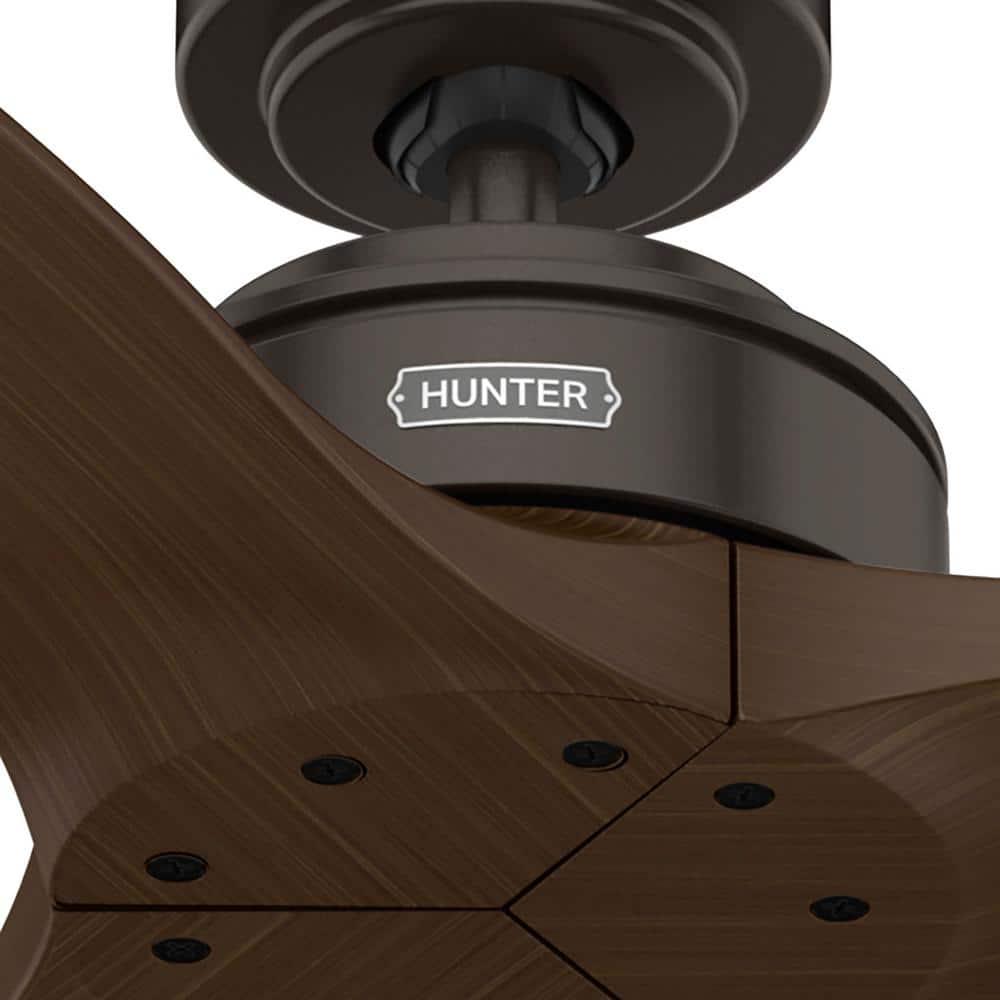 Hunter Woodfield 52 in Indoor Noble Bronze Ceiling Fan with Wall Switch