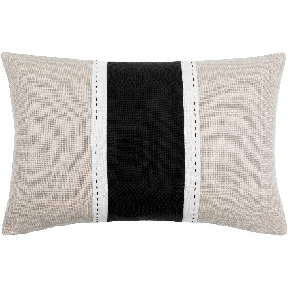 Kirstin Modern   Contemporary Stripe Accent Pillow