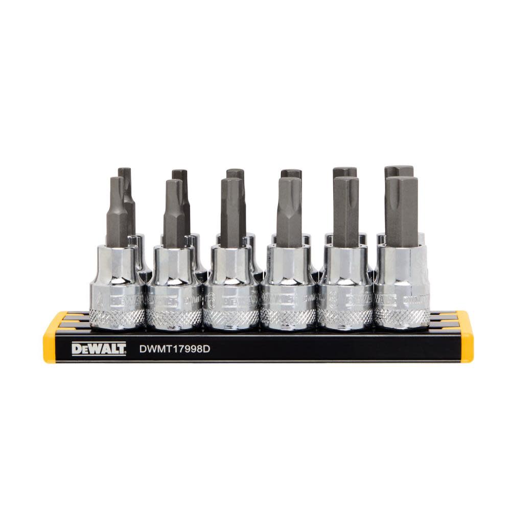 DEWALT MM HEX Socket Set 3/8 DRIVE 12pc