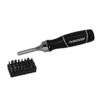 Husky Ratcheting Screwdriver Set (30-Piece) 236360300