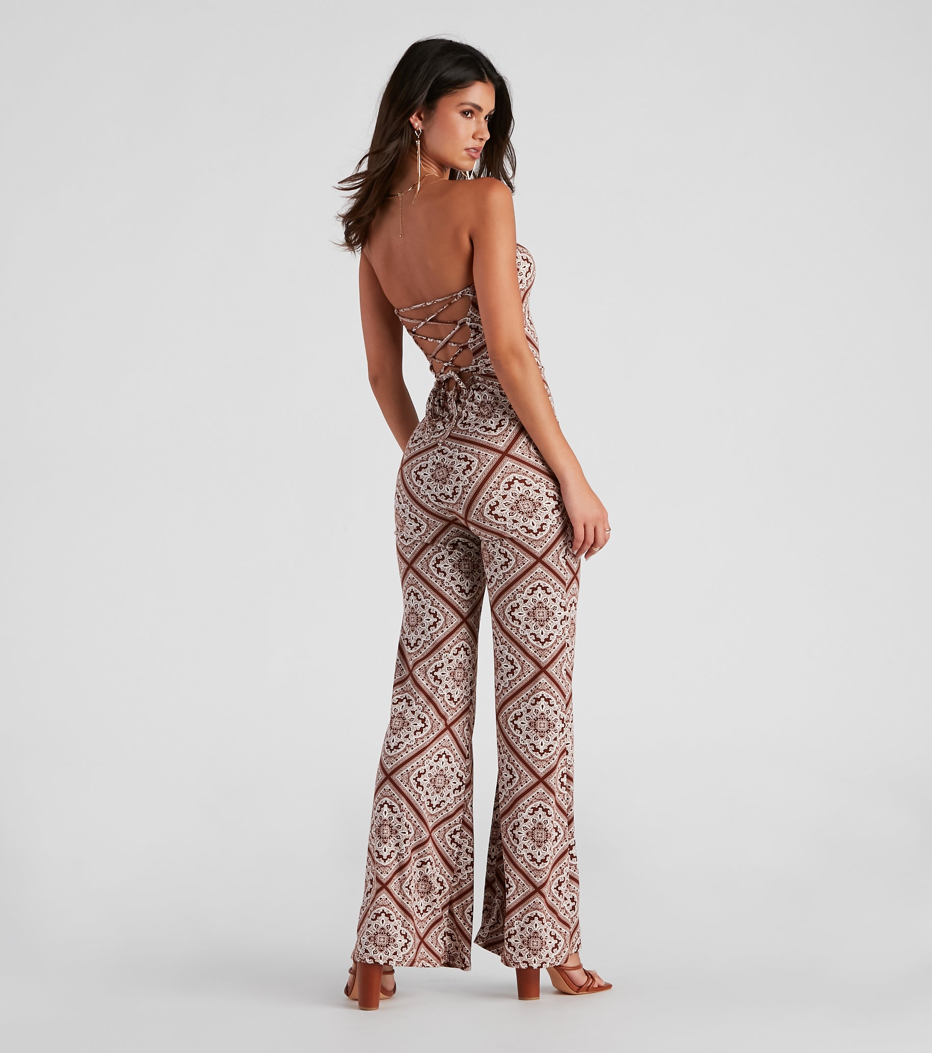 Stuck On Summer Boho Tube Jumpsuit