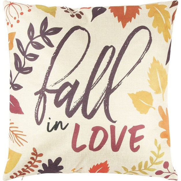 Juvale Set Of 4 Thanksgiving Throw Pillow Covers With Seasonal Fall Quotes 4 Autumn Designs 17x17 Inches