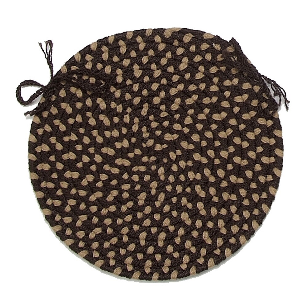 Brook Farm Machine Washable Round Chair Pads