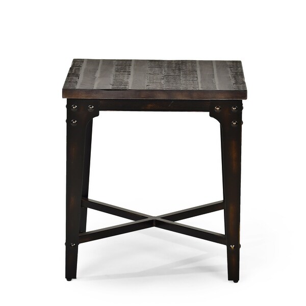 Springdale Brown Industrial-style End Table by Greyson Living