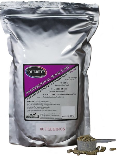 Equerry's Professional Hoof-Gro Pellets Horse Supplement， 5-lb bag