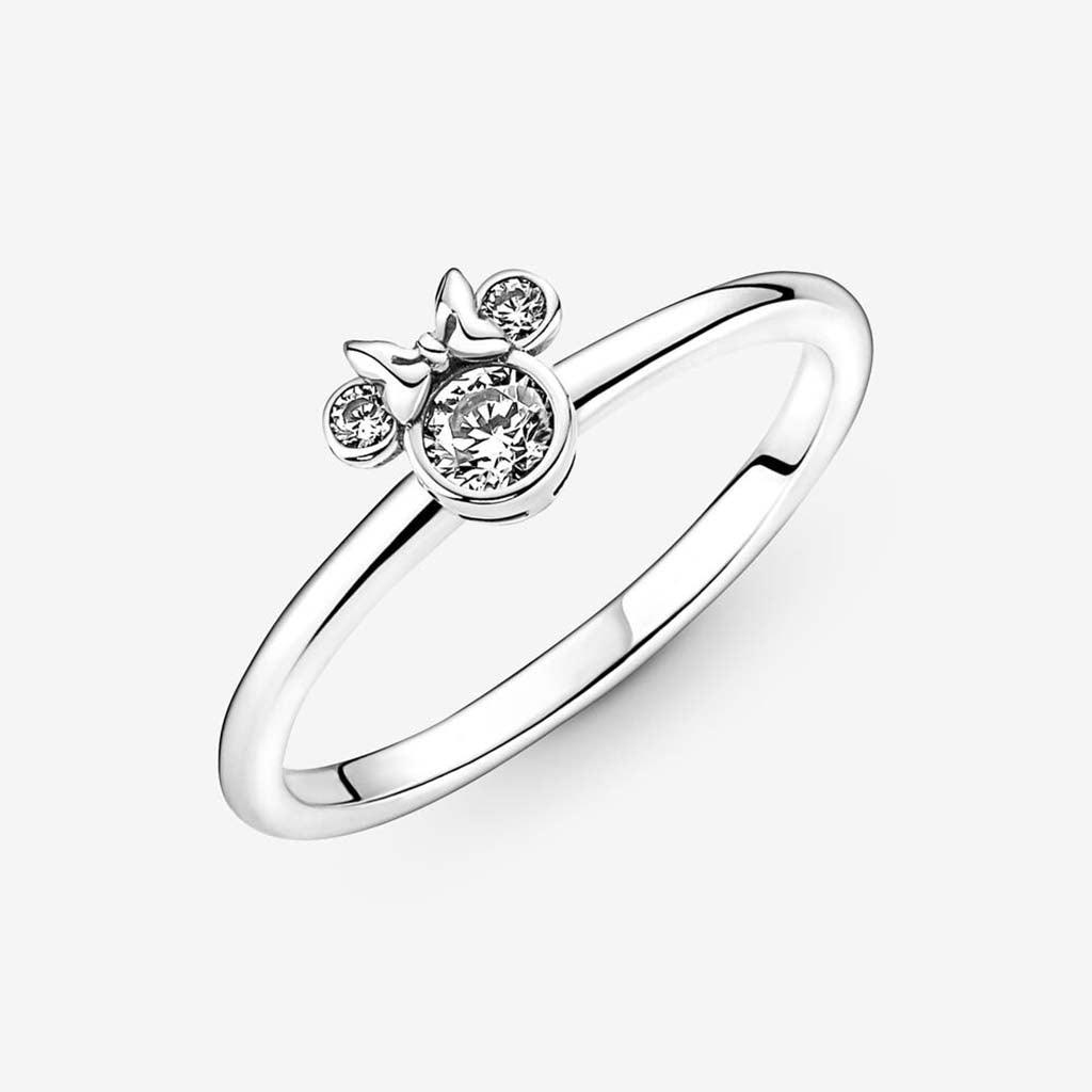 PANDORA  Disney Minnie Mouse Sparkling Head Ring