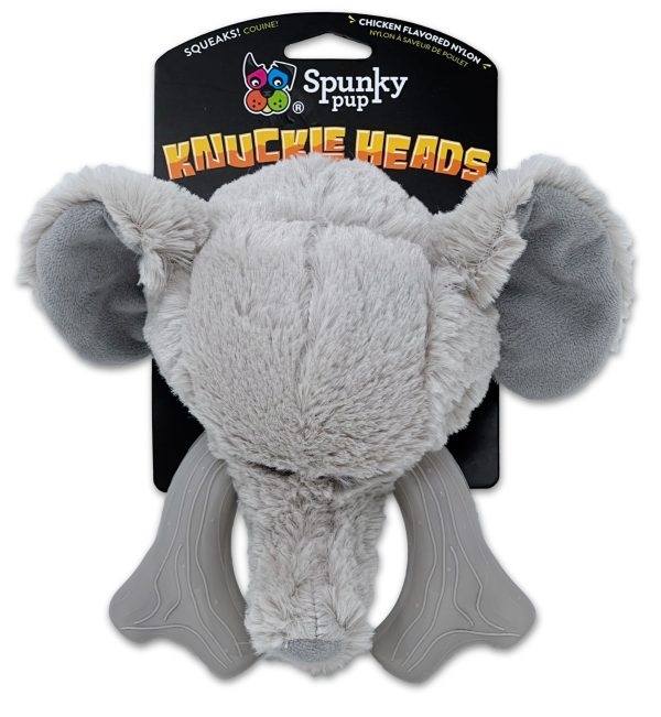 Spunky Pup Knuckleheads Elephant Dog Toy