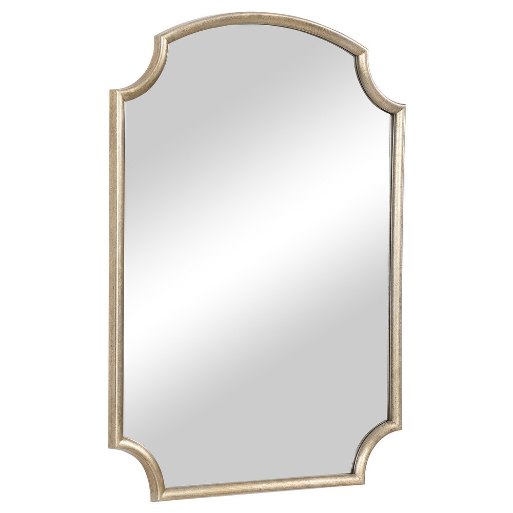 Antiqued Golden Accent Mirror