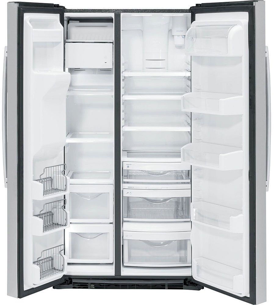 GE Profile 21.9 Cu. Ft. Fingerprint Resistant Stainless Steel Counter-Depth Side-By-Side Refrigerator