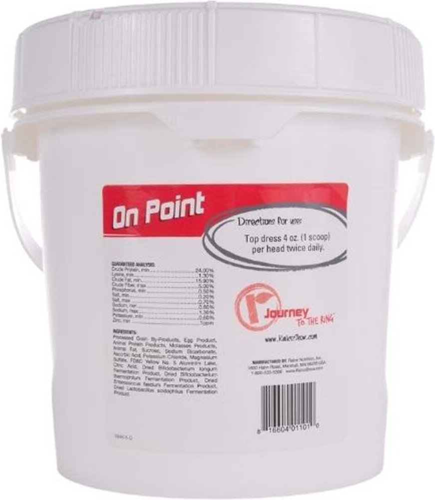 Ralco Show On Point Cattle Supplement， 5-lb pail