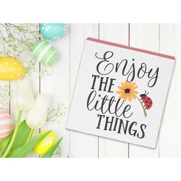 C amp f Home Little Things Ladybug Shelf Block