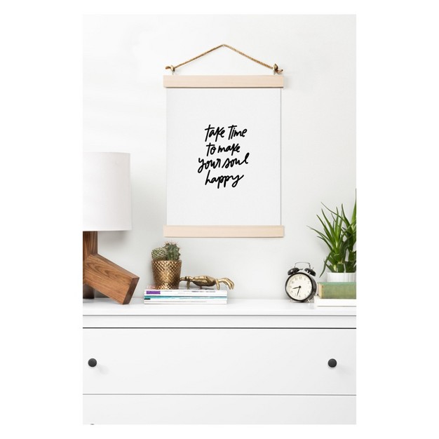 Chelcey Tate Make Your Soul Happy Art Print Unframed Wall Poster White Deny Designs