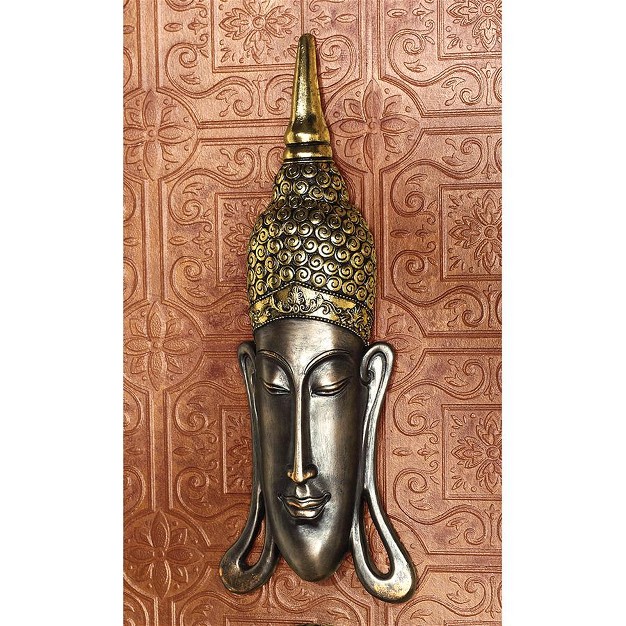 Design Toscano Sukhothai And Bodh Gaya Buddhas Asian Inspired Wall Sculptures Bronze