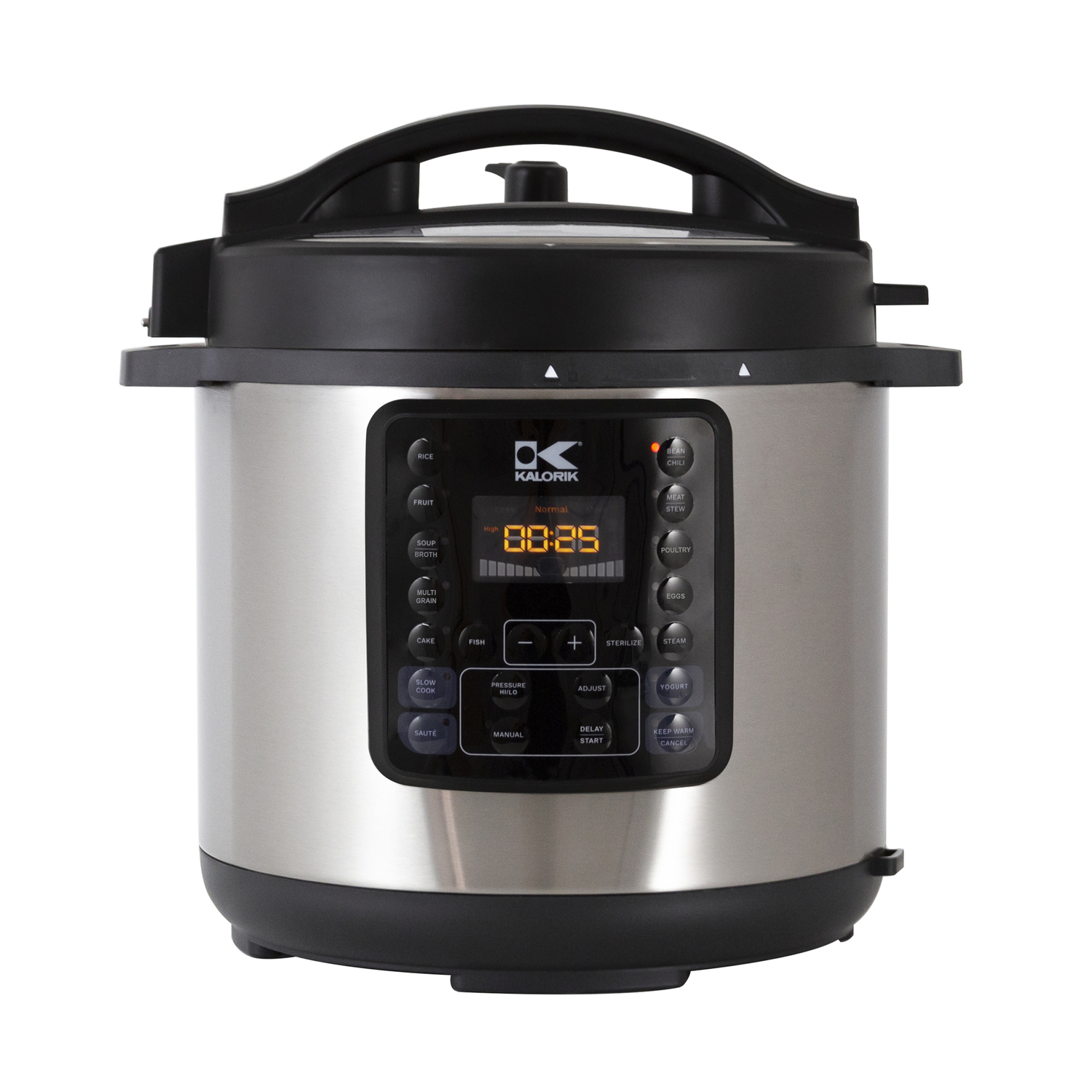 Kalorik 6 qt Silver Stainless Steel Programmable Multi-Cooker