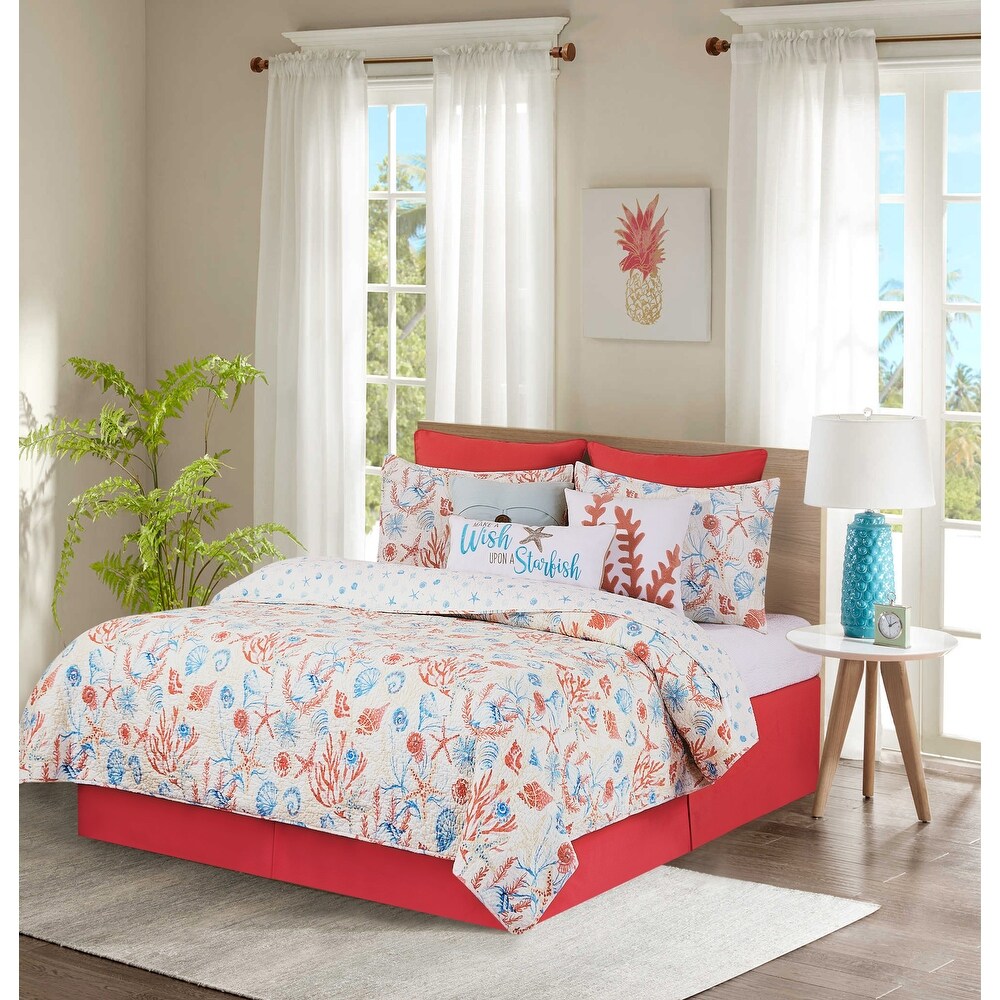 Shelly Shores Coastal Beach Quilt Bedding Collection