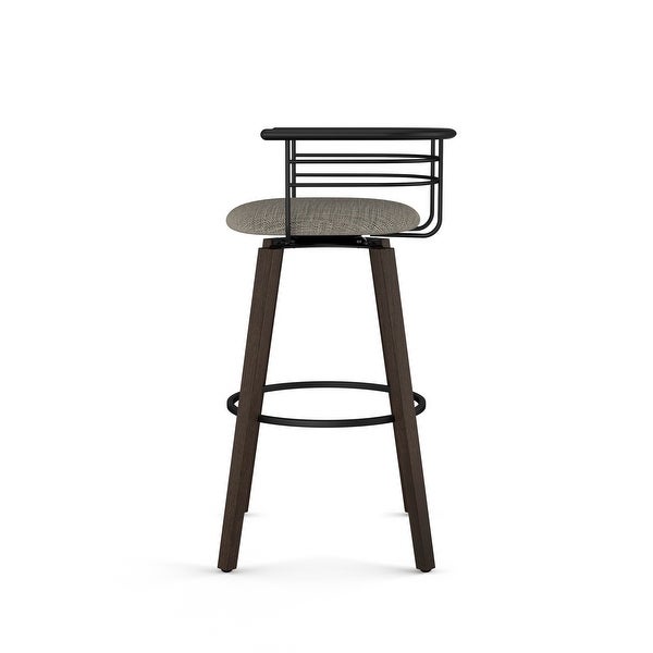 Amisco Colt Swivel Counter and Bar Stool