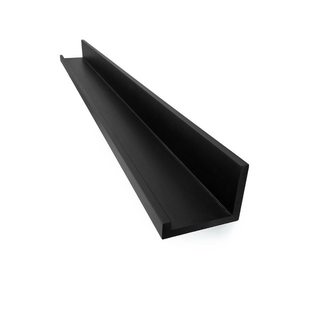 Picture Ledge Wall Shelf Black Inplace