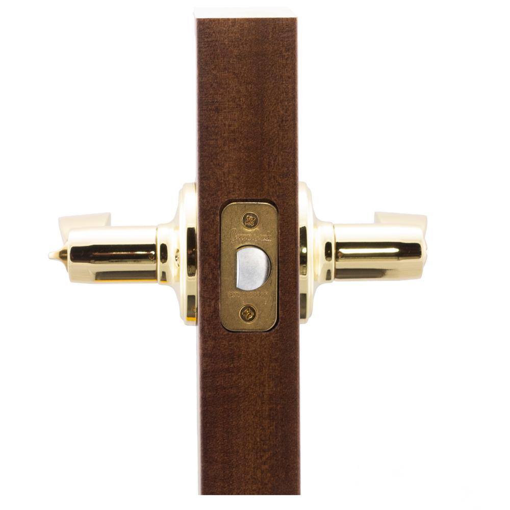 Copper Creek Waverlie Polished Brass Privacy BedBath Door Handle WL2230PB