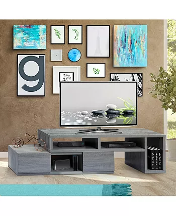 Furniture Techni Mobili Adjustable TV Stand Console