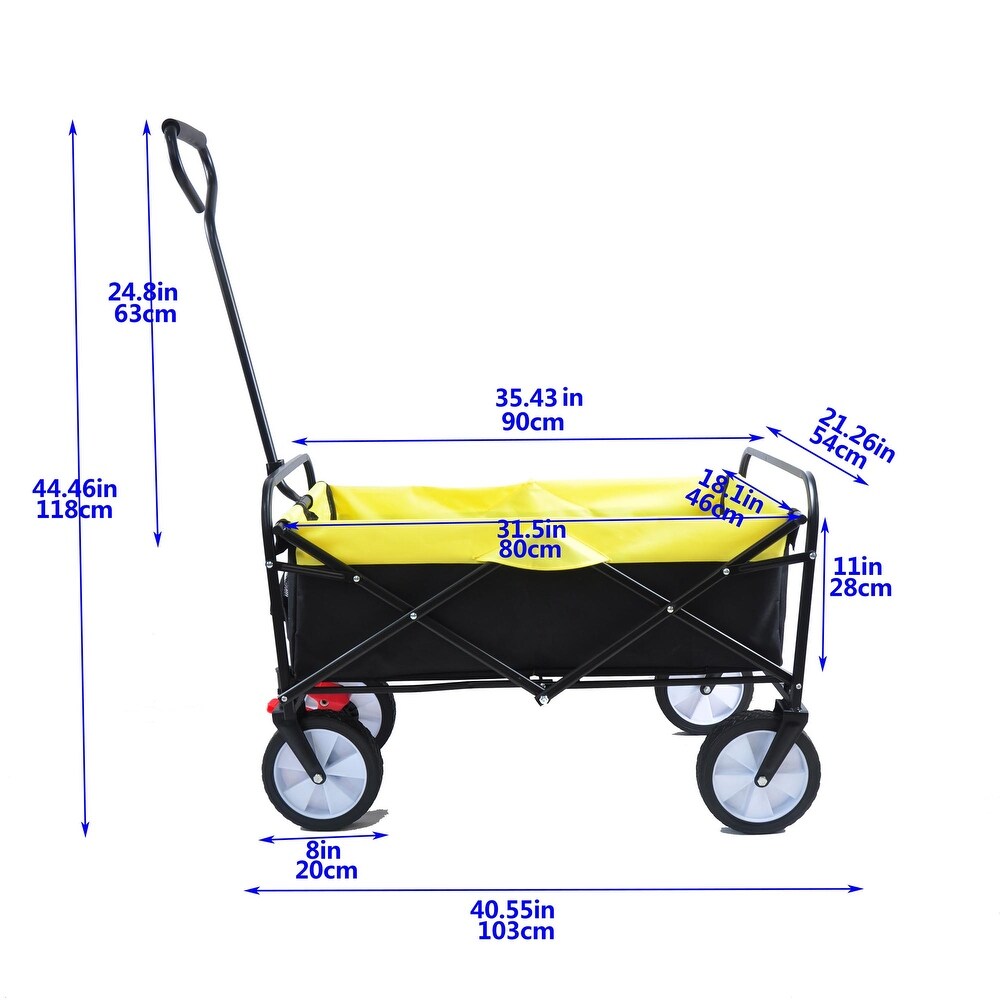 Outdoor Utility Folding Wagon Shopping Beach Cart