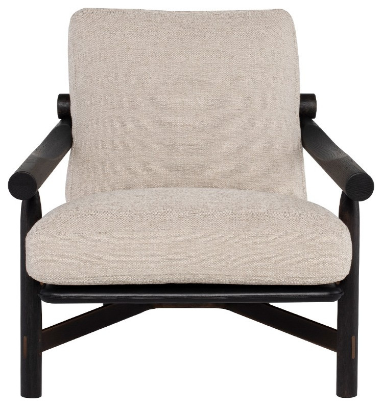 Stilt Tara Quartz Fabric Occasional Chair   Transitional   Armchairs And Accent Chairs   by Kolibri Decor  Houzz