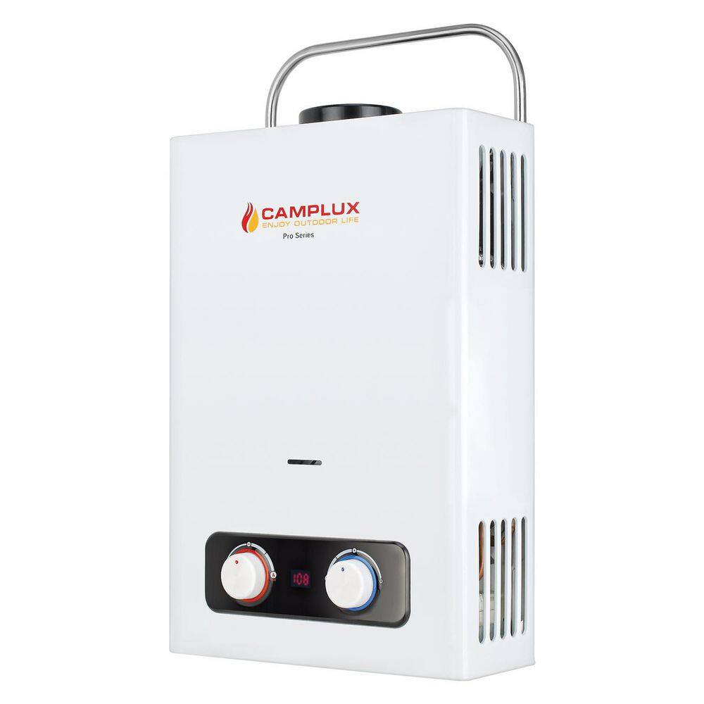 CAMPLUX ENJOY OUTDOOR LIFE Camplux Pro 6L 1.58 GPM Outdoor Portable Liquid Propane Gas Tankless Water Heater BD158-N1