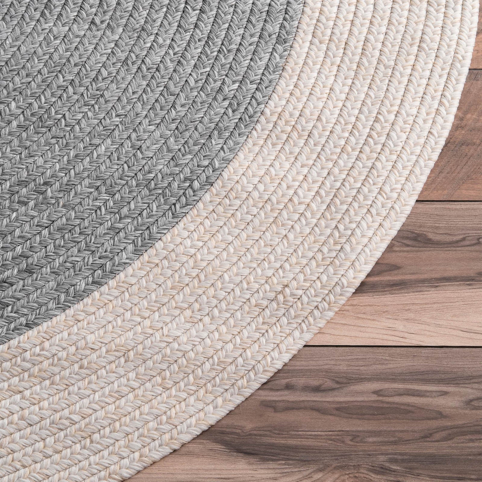 320X220 Cm Braided Handmade Jute Rug Jh-2349-Xl