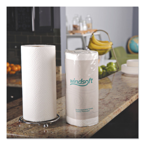 Windsoft Kitchen Roll Towels， 2 Ply， 11 x 8.8， White， 85/Roll (122085RL)