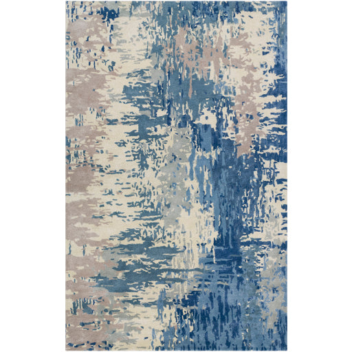 Banshee Wool Global Dark Blue Rug