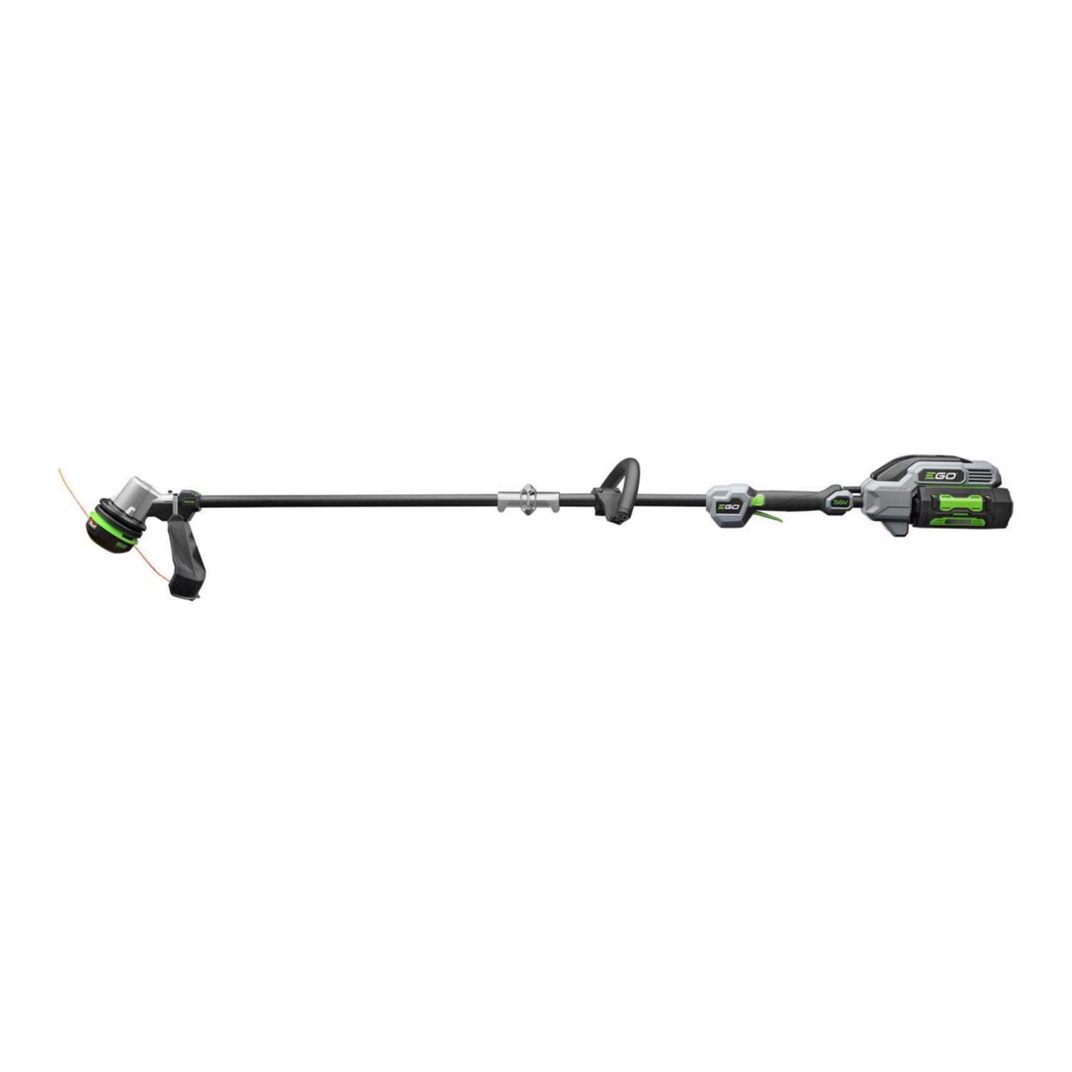 EGO Power+ Powerload ST1523S 15 in. 56 V Battery String Trimmer Kit (Battery and Charger) W/ CARBON FIBER SPLIT SHAFT and 4.0 AH BATTERY