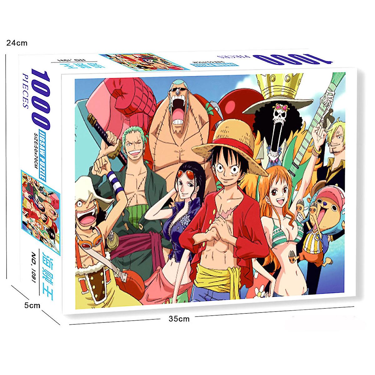 1000pcs One Piece Luffy Zoro Chopper Jigsaw Puzzles Diy Toys For Kids Adults