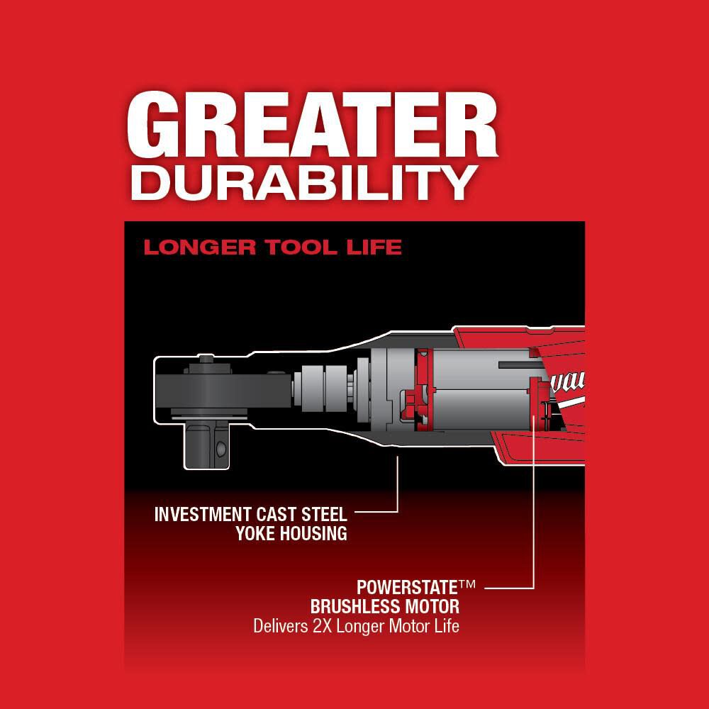 Milwaukee M12 FUEL 1/2 in. Ratchet 2558-20 from Milwaukee