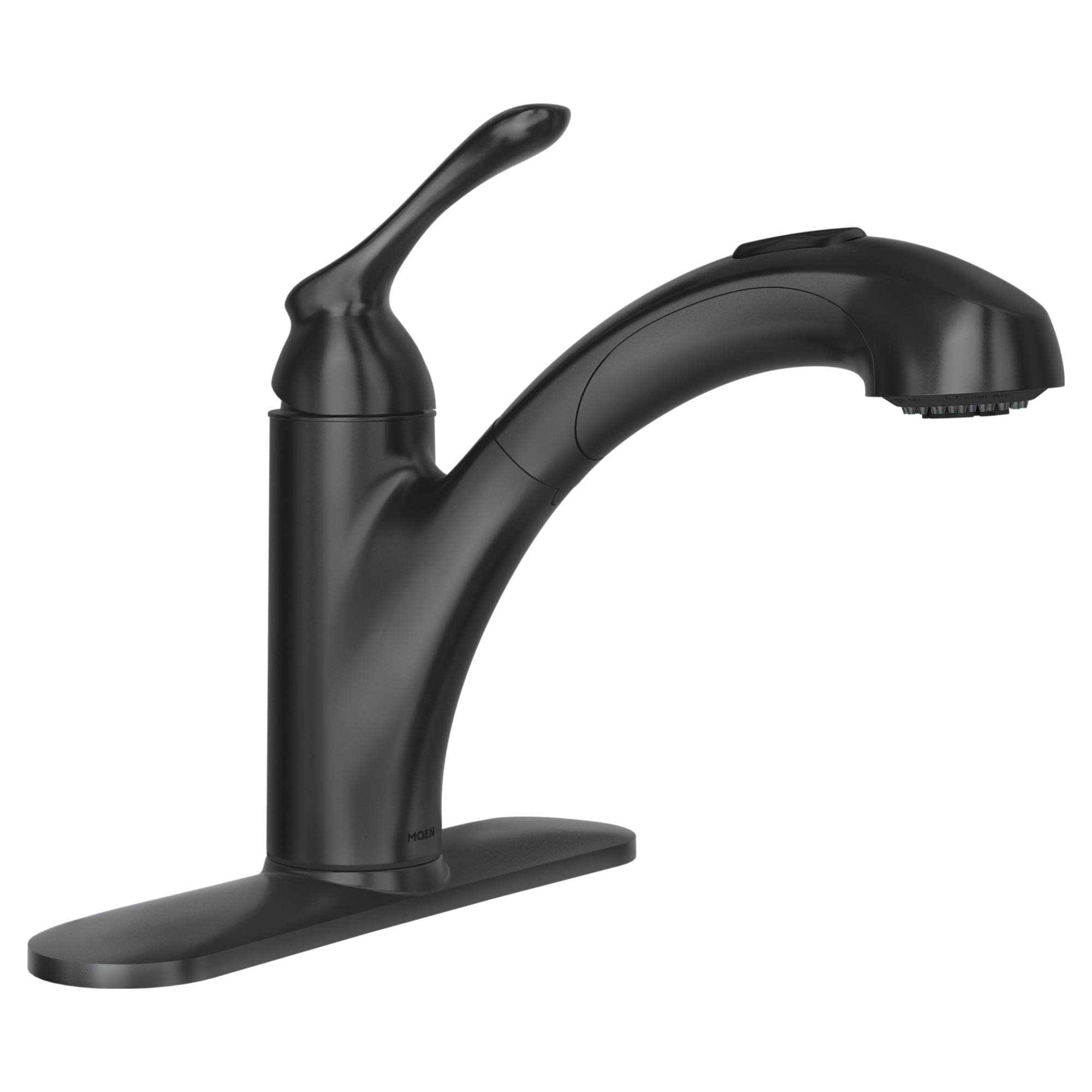 Moen 87017W Glacier One-Handle Pull Out Kitchen Faucet