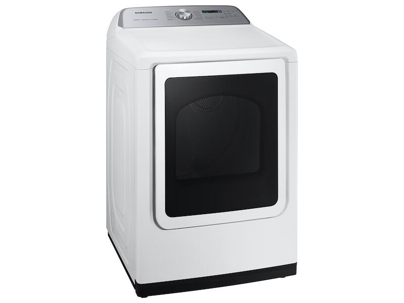 Samsung DVE52A5500W 7.4 Cu. Ft. Smart Electric Dryer With Steam Sanitize+ In White