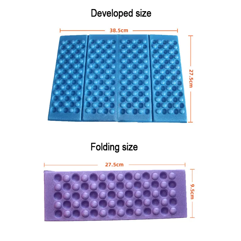 Factory Wholesale Customization Waterproof Camping Portable Foam Seat Pad XPE Foldable Waterproof Sitting Mat for Outdoor