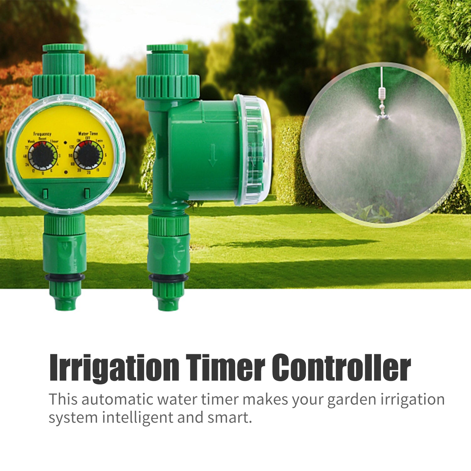 Irrigation Water Timer Controller Garden Electronic Programmable Automatic Watering Timer Waterproof Water To Hose Timer for Outdoor Parterre