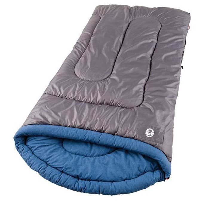 Coleman Camping White Water Cool Weather Scoop Sleeping Bag w/ Thermolock Tech (up to 30 F)