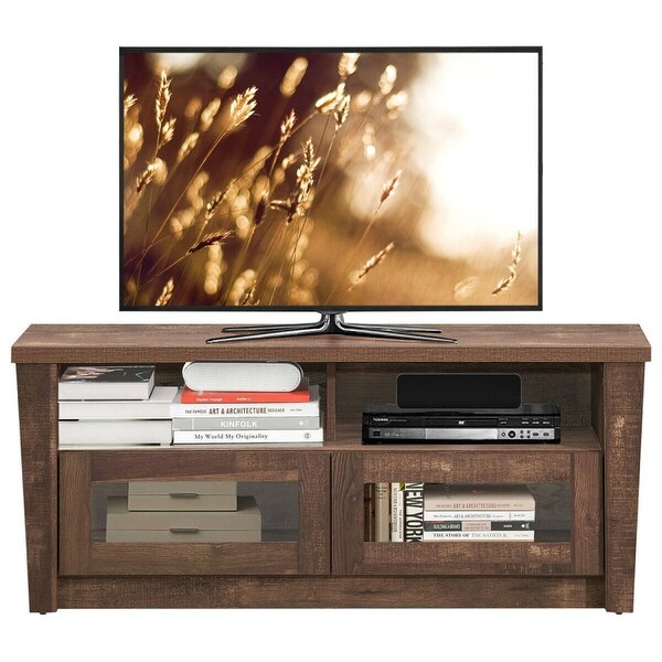 TV Stand Entertainment Center Hold up with 2 Shelves - 47.5