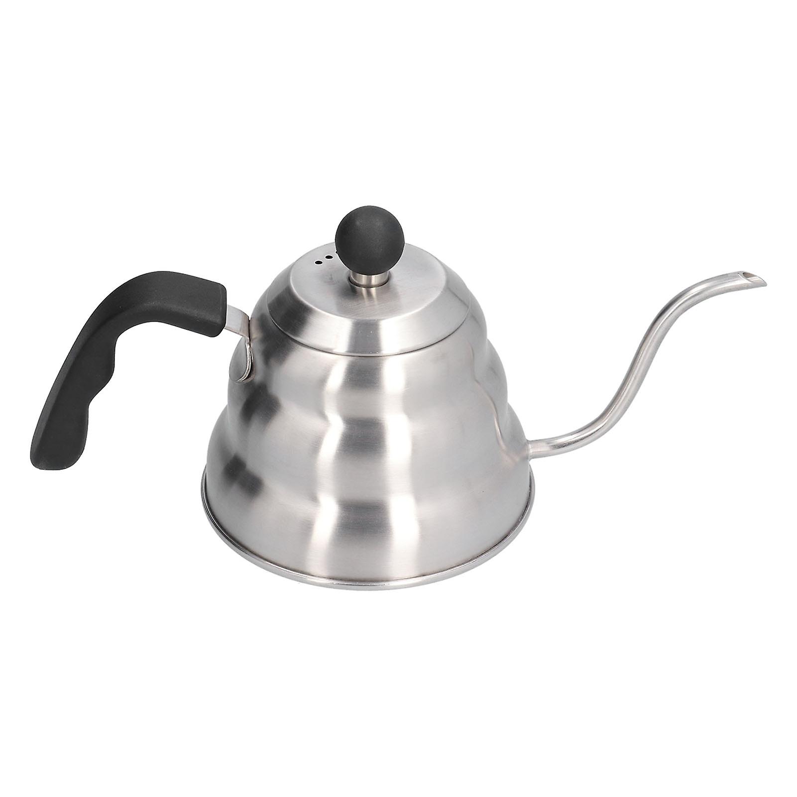 Stainless Steel Pour Over Coffee Kettle Vintage Gooseneck Spout Pot Coffee Utensils For Home Kitchen1l